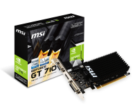 MSI GeForce GT 710 2GB DDR3 64BIT DVI/D-SUB/HDMI GT 710 2GD3H LP - 285436 - zdjęcie 5